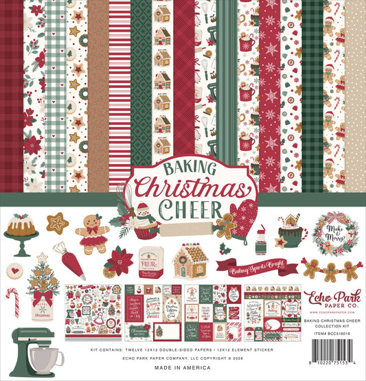 Echo Park 12X12 Collection Kit, Baking Christmas Cheer