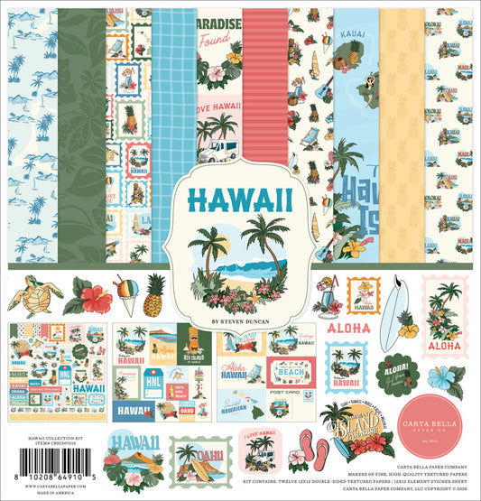 Carta Bella 12X12 Collection Kit, Hawaii
