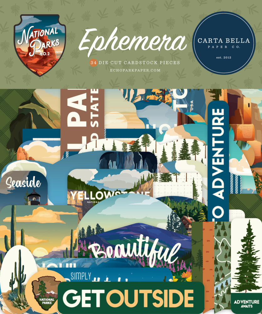 Carta Bella National Parks No 2 Ephemera
