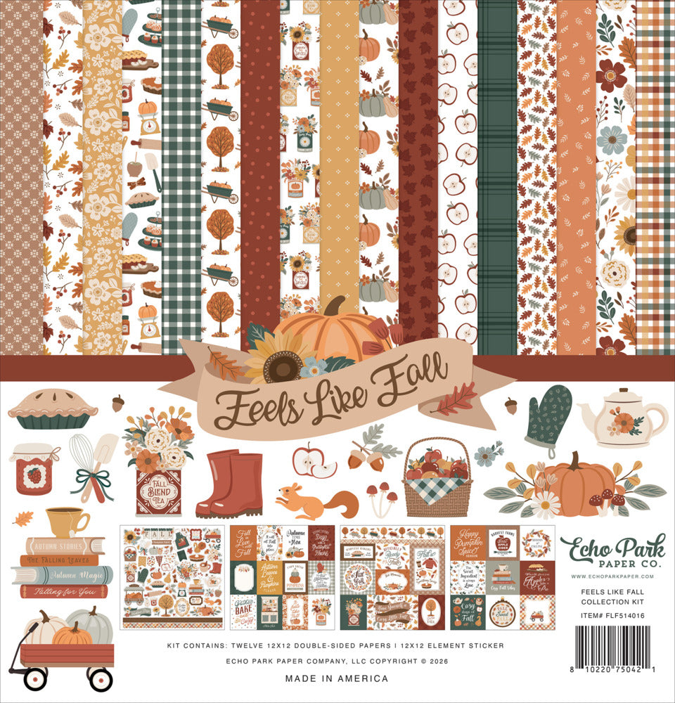 Echo Park 12X12 Collection Kit, Feels Like Fall