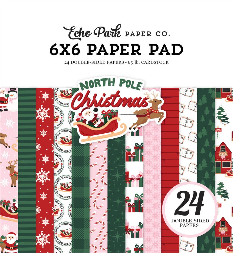 Echo Park 6X6 Paper Pad, North Pole Christmas