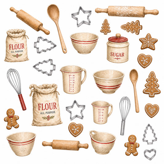 Prairie Paper Studio Farmhouse Christmas - Ephemera 3