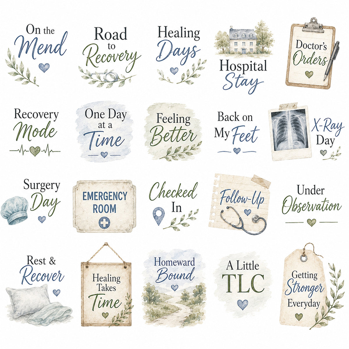 Prairie Paper Studio - On the Mend Ephemera 3