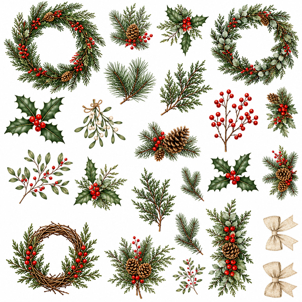 Prairie Paper Studio Farmhouse Christmas - Ephemera 6