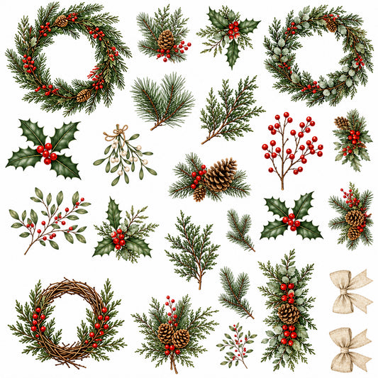 Prairie Paper Studio Farmhouse Christmas - Ephemera 6