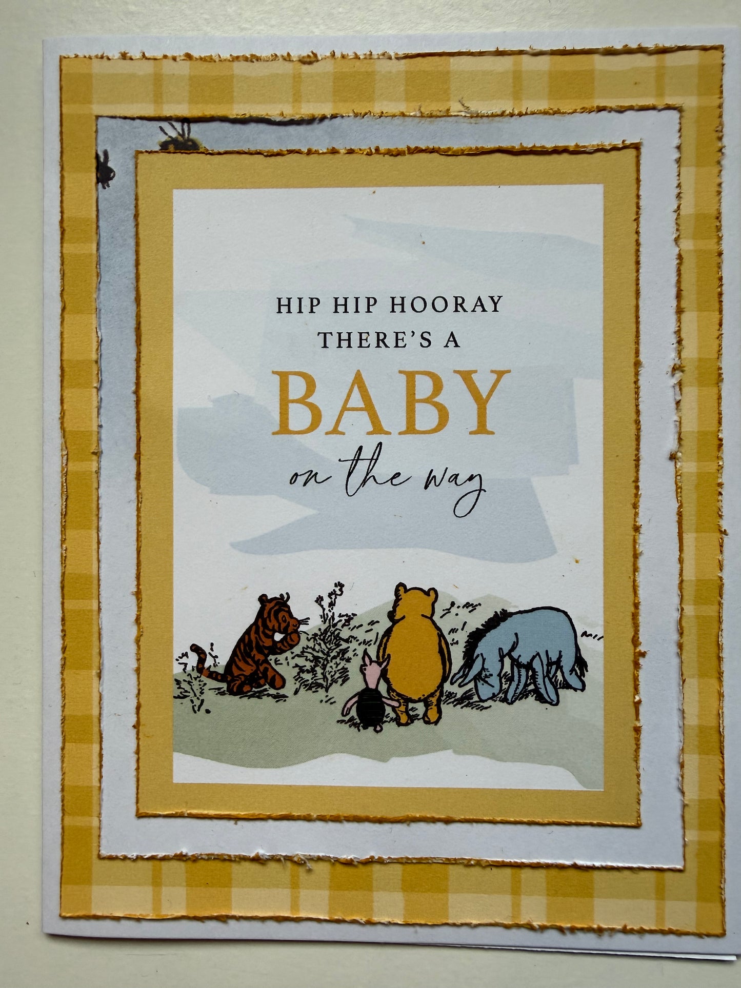 Pooh Baby Card Kit