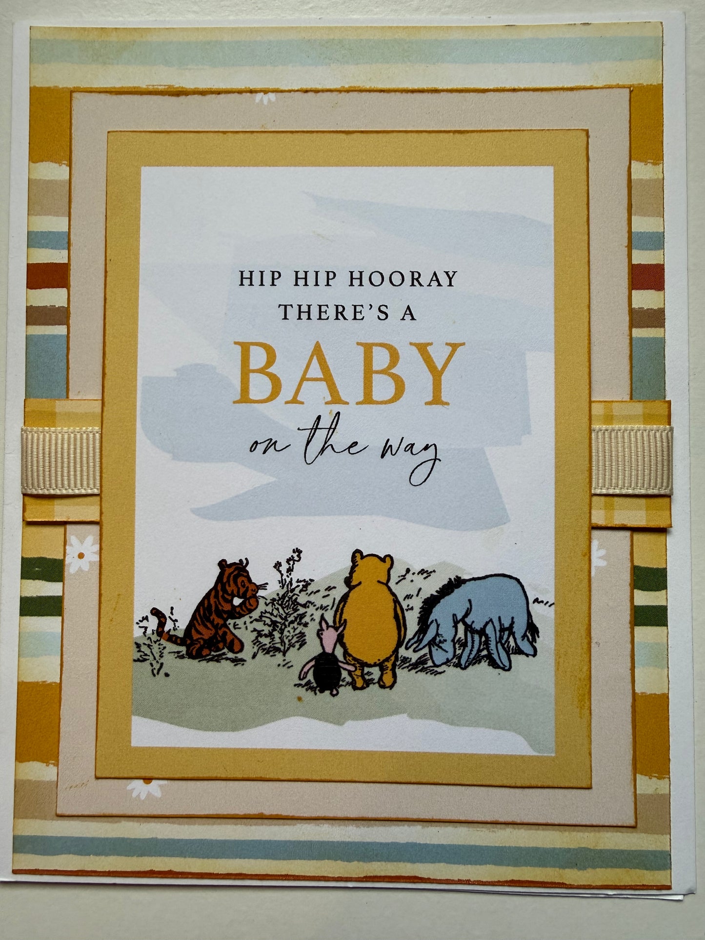 Pooh Baby Card Kit