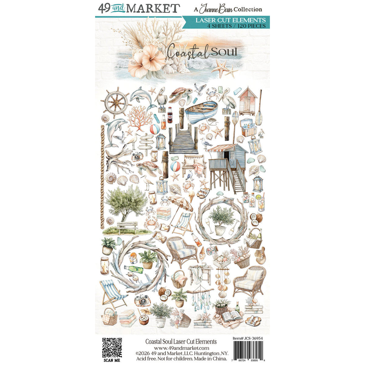 49 & Market Joanne Bain Coastal Soul Laser Cut Elements