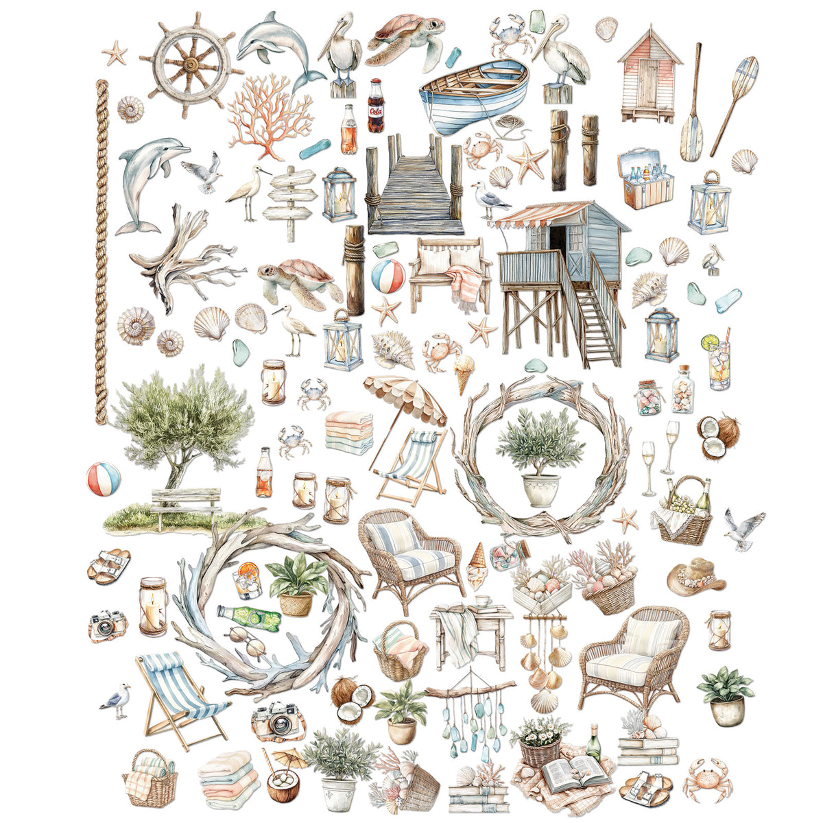 49 & Market Joanne Bain Coastal Soul Laser Cut Elements