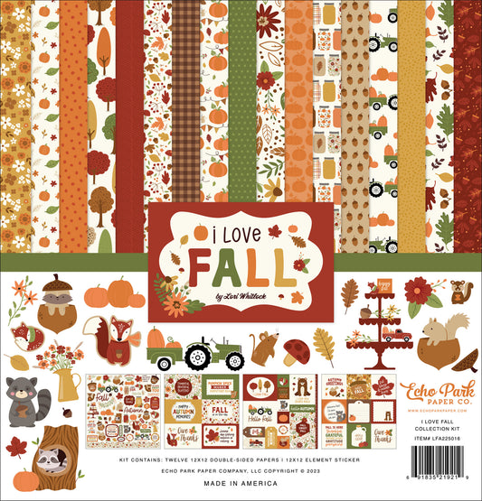 i love fall 12x12 Collection Kit
