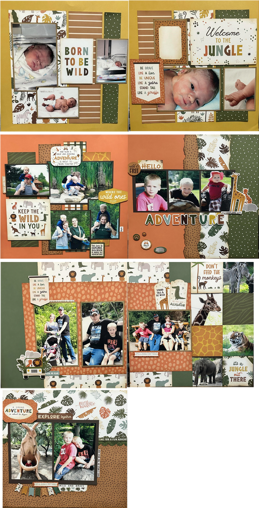 Little Explorer 12x12 Page Kit
