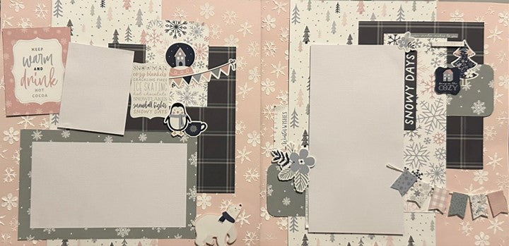 Winterland Scrapbook Page Kit