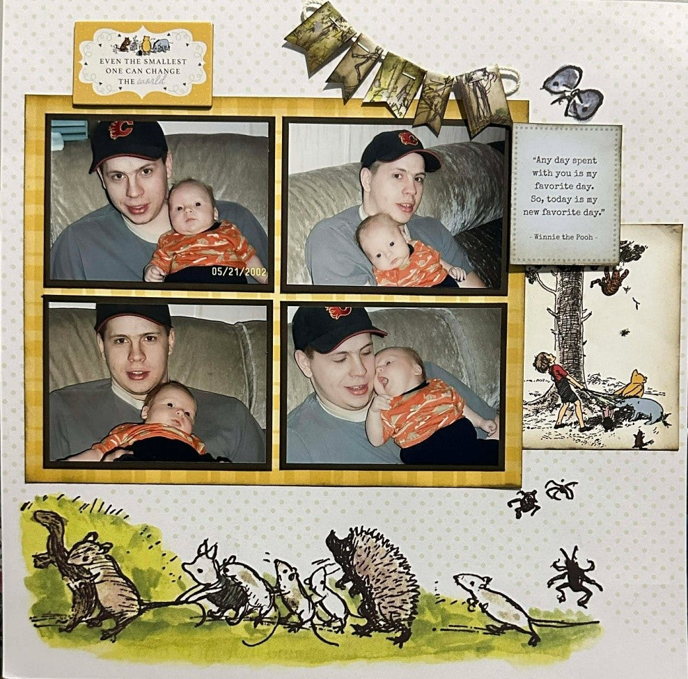 Winnie the Pooh Baby Page Kit