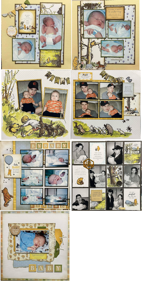 Winnie the Pooh Baby Page Kit