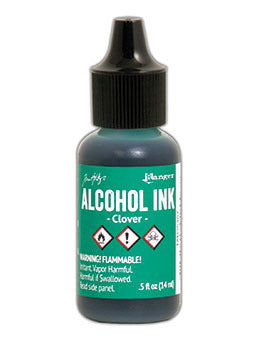 Tim Holtz Alcohol Ink, Clover