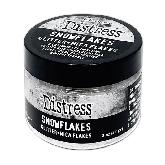 Ranger Tim Holtz Distress Snowflakes, Glitter + Mica Flakes (3oz)