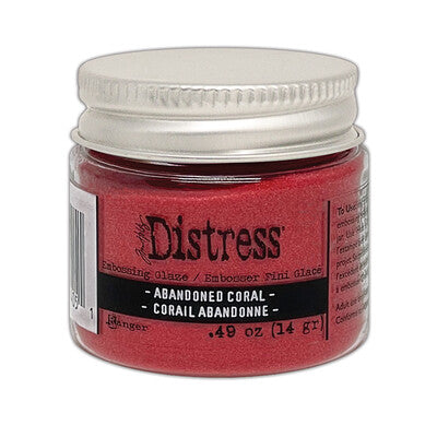 Tim Holtz Distress Embossing Glaze, Abondoned Coral