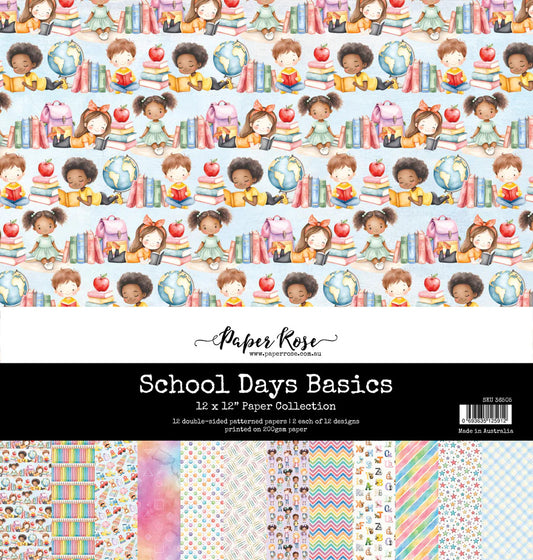 Paper Rose - 12X12 Paper Collection, School Days Basics