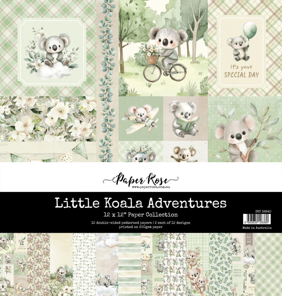 Little Koala Advenutres 12x12 paper collection