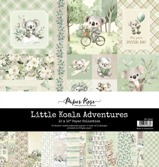 Little Koala Advenutres 12x12 paper collection