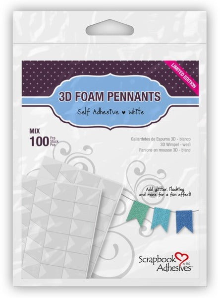 3D Foam Pennants