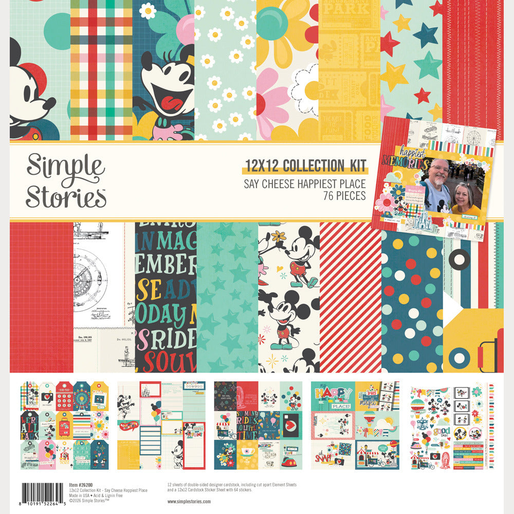 Say Cheese Happiest Place 12x12 Collection Kit
