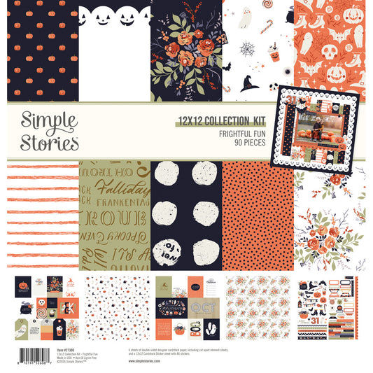Simple Stories 12X12 Collection Kit, Frightful Fun
