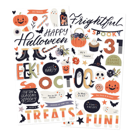 Simple Stories Foam Stickers, Frightful Fun