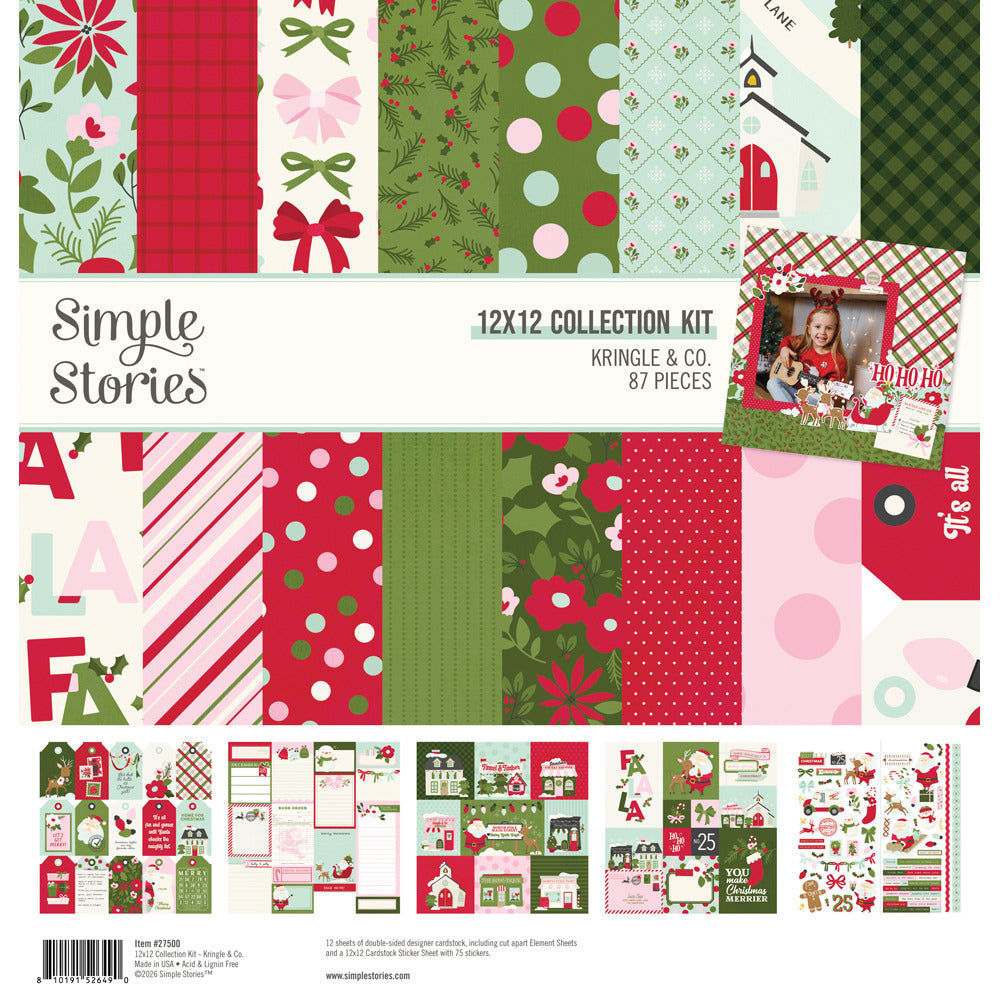 Simple Stories 12X12 Collection Kit, Kringle & Co