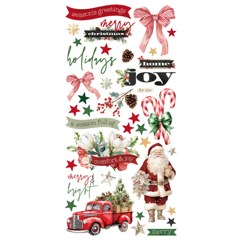 Simple Stories Simple Vintage Old-Fashioned Christmas Card Kit
