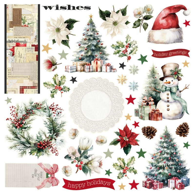 Simple Stories Simple Vintage Old-Fashioned Christmas Card Kit