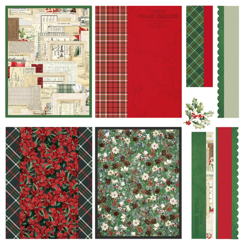Simple Stories Simple Vintage Old-Fashioned Christmas Card Kit