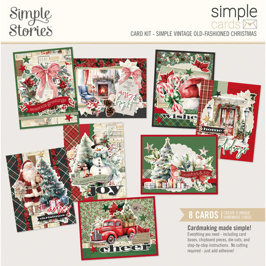 Simple Stories Simple Vintage Old-Fashioned Christmas Card Kit