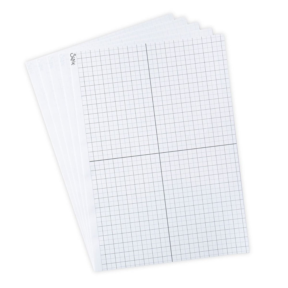Sizzix Sticky Grid Sheets, 8 1/4" x 11 5/8" (5 Pack)