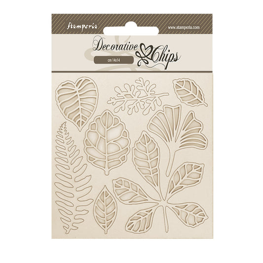 Decorative Chips, Herbarium Silvae - Leaves