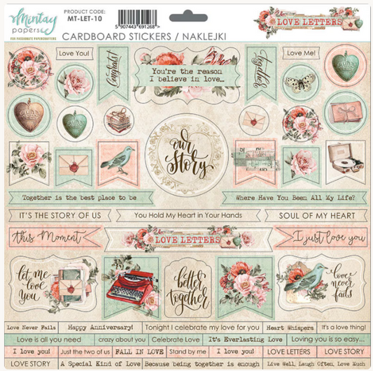 Mintay Love Lessons Cardboard Stickers 12x12