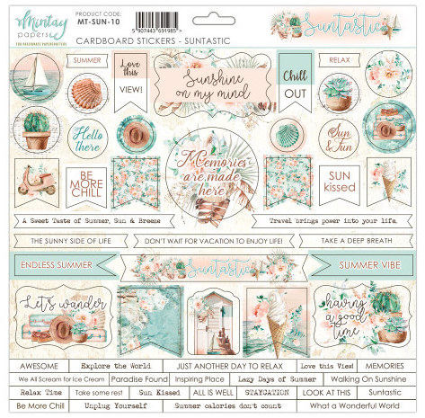 Mintay Suntastic Cardboard Stickers 12x12