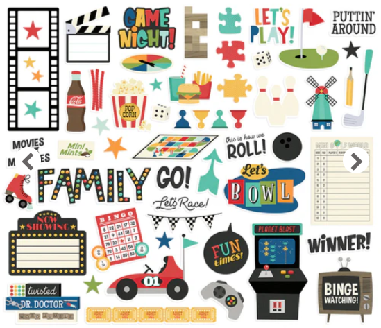 Simple Stories Bits & Pieces - Family Fun