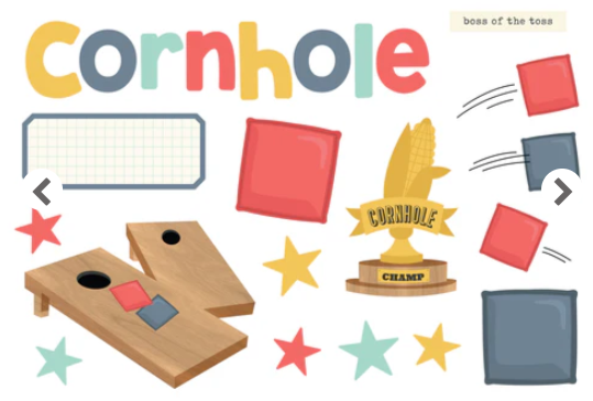 Simple Stories Page Pieces - Cornhole
