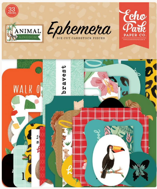 Echo Park Ephemera - Animal Kingdom