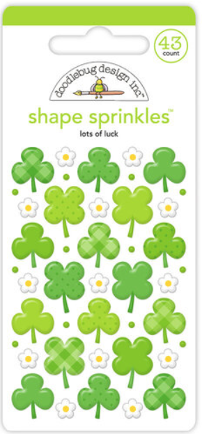 Doodlebug Design - Shape Sprinkles - Lots of Luck