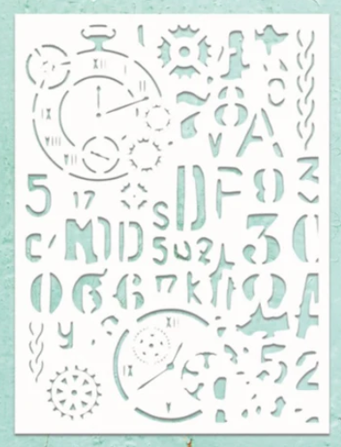 Mintay Papers - Stencil - Mixed 10