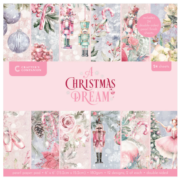 Crafter's Companion A Christmas Dream 6x6 Inch Paper Pad