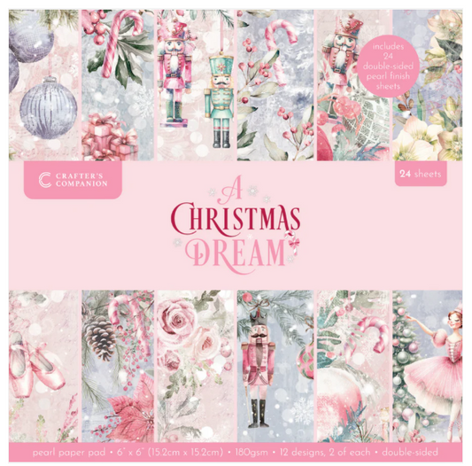 Crafter's Companion A Christmas Dream 6x6 Inch Paper Pad