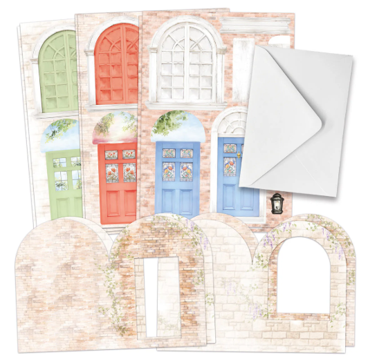Katy Sue Arched Floral Windows & Doors, Card Making Kit