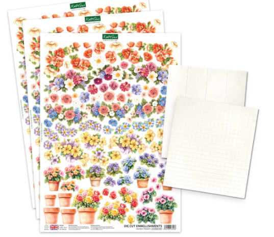 Katy Sue Arched Floral Windows & Doors, Card Making Kit