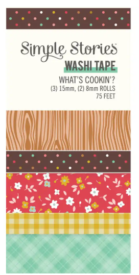 Simple Stories Washi Tape - What's Cookin'?