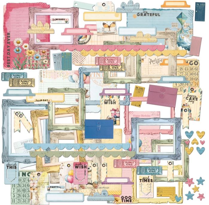 49 & Market Glimmer & Glee Ephemera & Frames