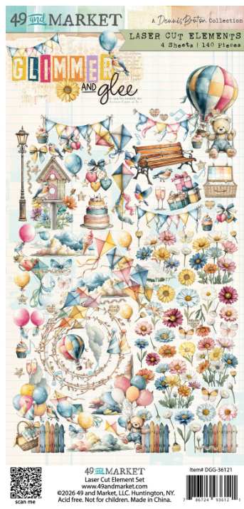 49 & Market Glimmer & Glee Laser Cut Element Set