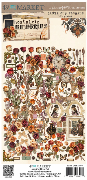 49 & Market Nostalgic Memories Laser Cut Element Set
